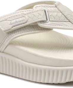 KuaiLu Womens Orthotic Cushion Flip Flops Sport Recovery Walking Sandals for Women with Comfortable Arch Support - Adjustable Flatform Slip On Indoor Outdoor For Summer Casual