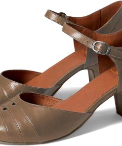 MOOMMO Women Vintage Low Chunky Heel Mary Jane Shoes Pumps Round Closed Toe Cut-out Dress Sandals Ankle Strap 2" Block Heels Mary Janes Dress Shoes Rainbow Patchwork Buckle Office Party Fall 4-11 M US