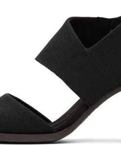 TOMS Womens Majorca Closed Toe Backstrap Athletic Sandals Casual Mid Heel 2-3"